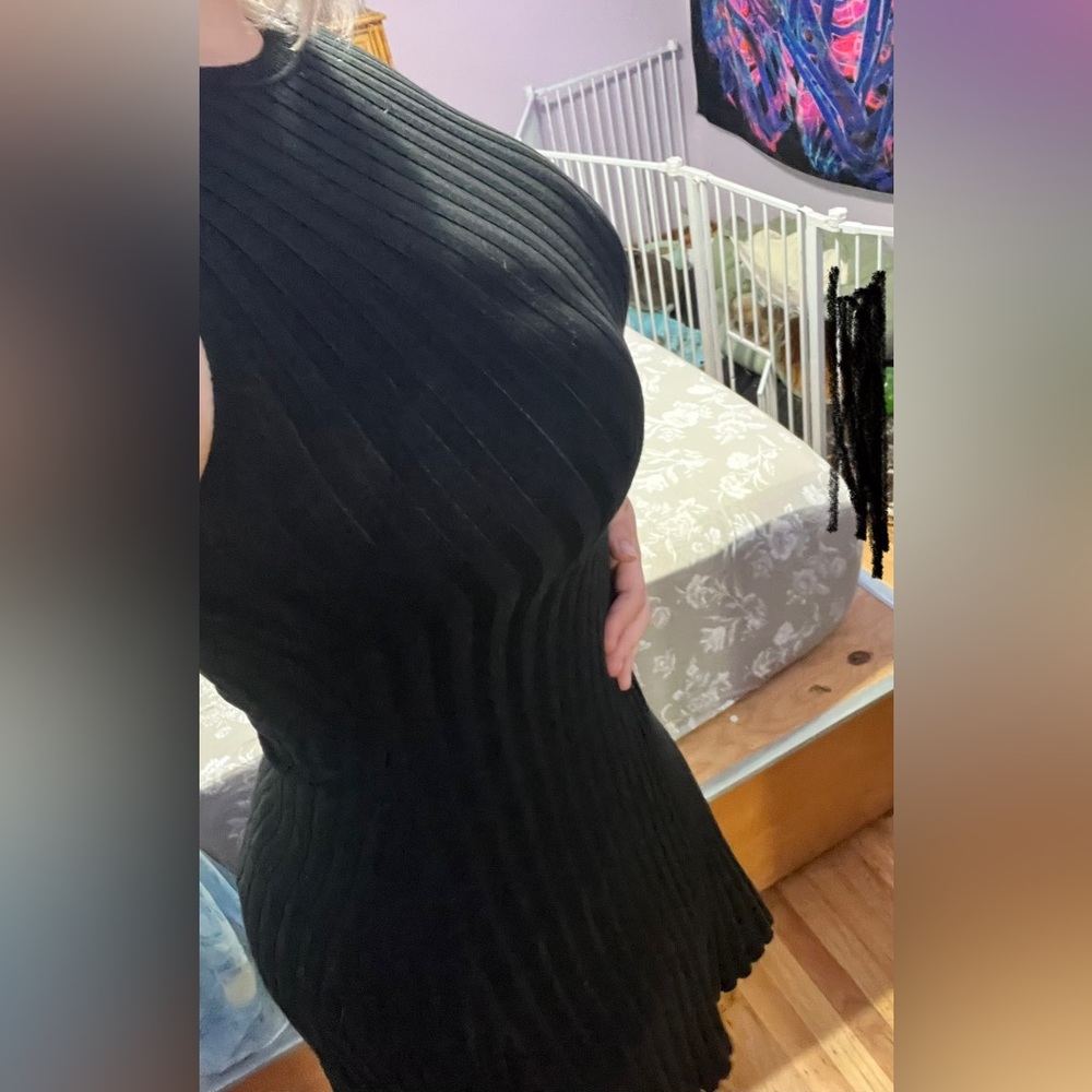 Skintight Black Dress
